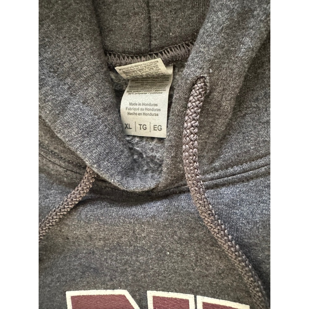 Harvard University Hoodie Charcoal Gray Ivy League Sweatshirt XL Mens - Picture 4 of 6